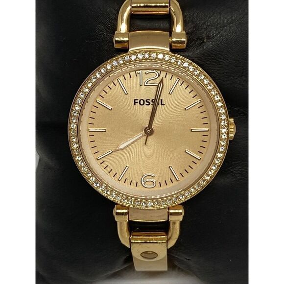 Fossil Georgia ES3226 Women's Rose Gold Stainless Steel Analog Dial Watch VK568 - Picture 2 of 12